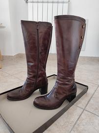 Stivali donna cuoio NERO GIARDINI