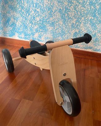 Triciclo in legno marca Pinolino