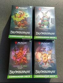 Magic 4 Mazzi Commander Bloomburrow Set English