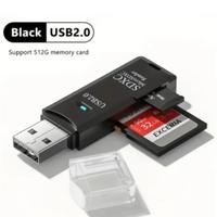 Lettore di Schede Mini USB 3.0 2-in-1 Adattatore p