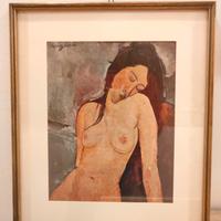 Stampa Nudo Seduto di Andrea Modigliani 