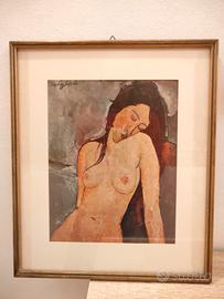 Stampa Nudo Seduto di Andrea Modigliani 