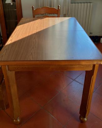 Tavolo cm.120x80 allungato cm.155z80 