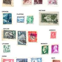 Francobolli collezione varie nazioni (1)