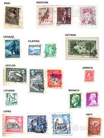 Francobolli collezione varie nazioni (1)