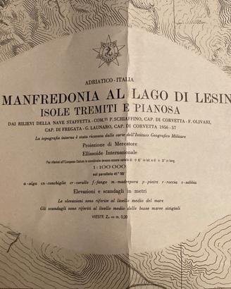 Carta nautica Da Manfredonia al lago di Lesina 57