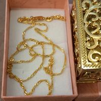 Preziosa catenina placcata oro18k goldfilled cm60 