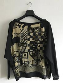 Maximaglia 8PM nera stampata t. M