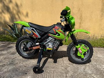 Moto Elettrica da Cross per Bambini 6V