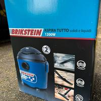 Aspiratutto solidi liquidi BRIKSTEIN 1200w  NUOVO