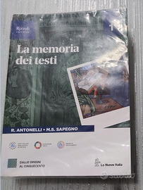 La memoria dei testi 1 - R. Antonelli M.S. Sapegno