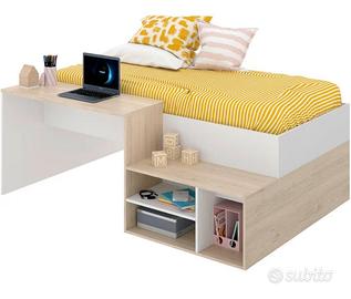 Letto con scrivania