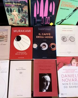 Lotto 12 LIBRI di NARRATIVA & SAGGISTICA