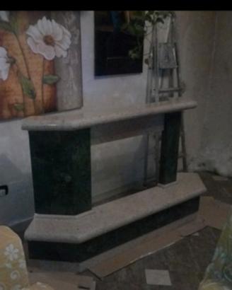 Caminetto prefabbricato in ghisa