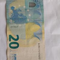 Rarità banconota da 20 euro.