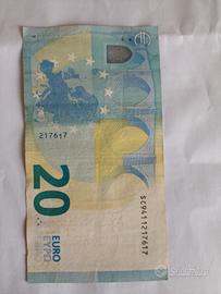 Rarità banconota da 20 euro.