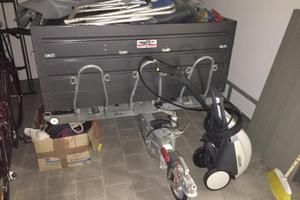 Carrello Pedretti per moto e cassone per kart/quad