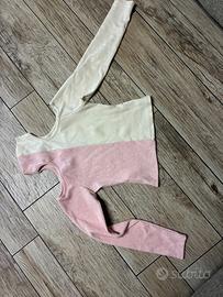 Maglietta corta spalle scoperte Mis.M cotone elast