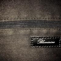 BLUMARINE - borsa a spalla - in pelle nera