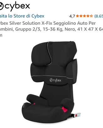 Seggillino Cybex Silver Solution X-Fix 2-3