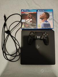 ps4 con controller e giochii