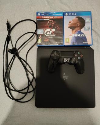 ps4 con controller e giochii