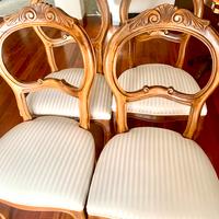 Quattro sedie in stile Luigi Filippo