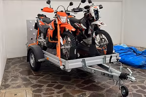 Carrello porta moto