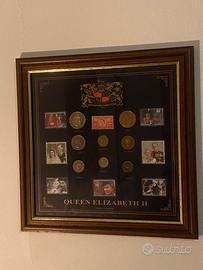 Monete e Francobolli “Queen Elizabeth II”