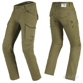 PANTALONE MOTO SPIDI J76 CARGO UOMO VERDE TESSUTO 