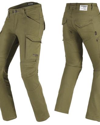 PANTALONE MOTO SPIDI J76 CARGO UOMO VERDE TESSUTO 