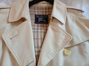 Impermeabile classico Burberry beige chiaro