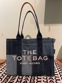 Tote bag grande Marc Jacobs in denim