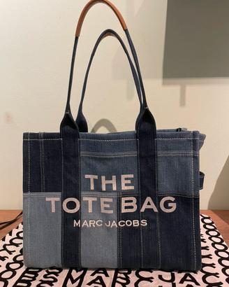 Tote bag grande Marc Jacobs in denim
