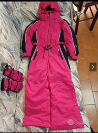 tuta intera da neve bimba