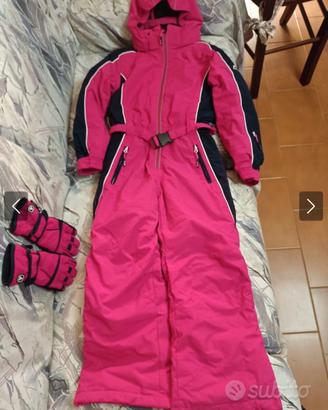 tuta intera da neve bimba