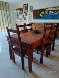 Tavolo con 6 sedie 