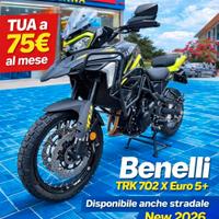 Benelli TRK 702 NEW 2026 TUA A 75 EURO AL MESE
