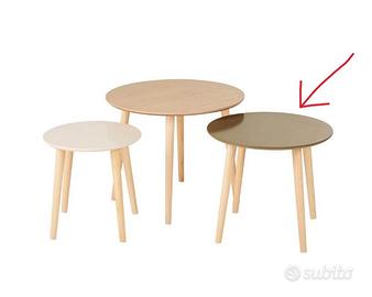 Tavolino rotondo Maison du Monde color verde kaki