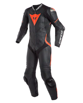 Tuta moto Dainese Laguna Seca 4 1PC nera con logo