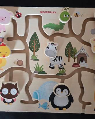 Puzzle Circuito Wood n' Play