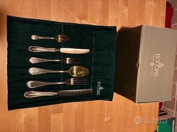 Servizio posate Argento 12 coperti 800