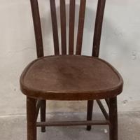 Sedia in legno vintage anni 60