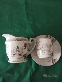 set lattiera tazzina e piattino 