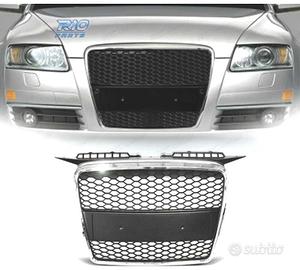 GRIGLIA AUDI A3 8P 8PA 05-08 LOOK RS CROMO NERO