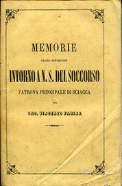 MEMORIE SACRO-ISTORICHE INTRONO A N. S. DEL SOCC