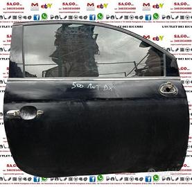 PORTIERA ANTERIORE DESTRA DX FIAT 500 ANNO 2007/20