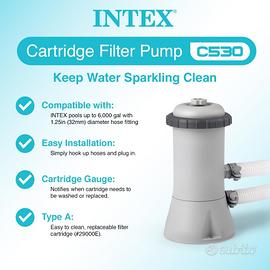 POMPA FILTRO PER PISCINA + 12 FILTRI + TANTO ALTRO