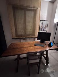 Tavolo Fratino in Legno Massello Rustico