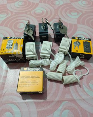 SERIE VIMAR PULSANTE BIPOLARE CON CHIAVE 